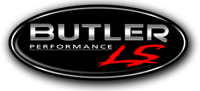 Butler LS - Billet Aluminum Valve Covers Laser Etched With Butler LS Logo Set/2 
