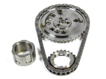 Rollmaster - Rollmaster Billet Single Roller Timing Set, 4X Cam Gear, For 3 Bolt Cam, LS3