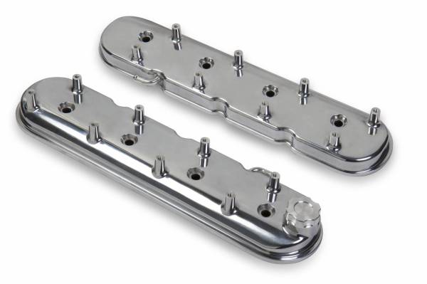 Holley - Holley Aluminum GM/LS Valve Covers, Polished