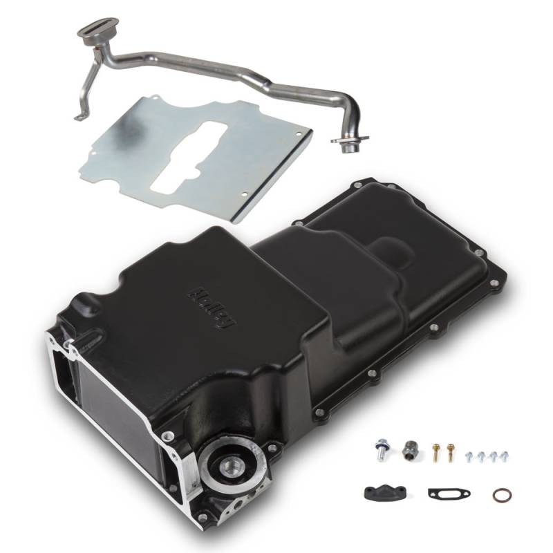 Holley - Holley GM/LS Retro-fit Oil Pan, Black