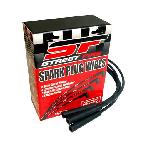 MSD - MSD Street Fire 8mm Spark Plug Wire Set, LS1 Corvette Style