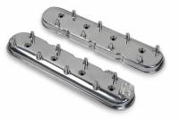 Holley - Holley Aluminum GM/LS Valve Covers, Polished - Image 1