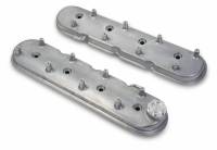 Holley Aluminum GM/LS Valve Covers, Natural Cast