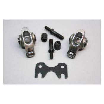 PRW GM/LS Adjustable Roller Rocker Arms, Cathedral Port, Set/16