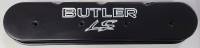 Butler LS - Butler LS Short Valve Covers Powder Coated Black with Milled Logo, Set 2 - Image 1